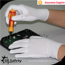 SRSAFETY working pu tool glove pu gloves 13 gauge pu gloves/best workig gloves with china supplier